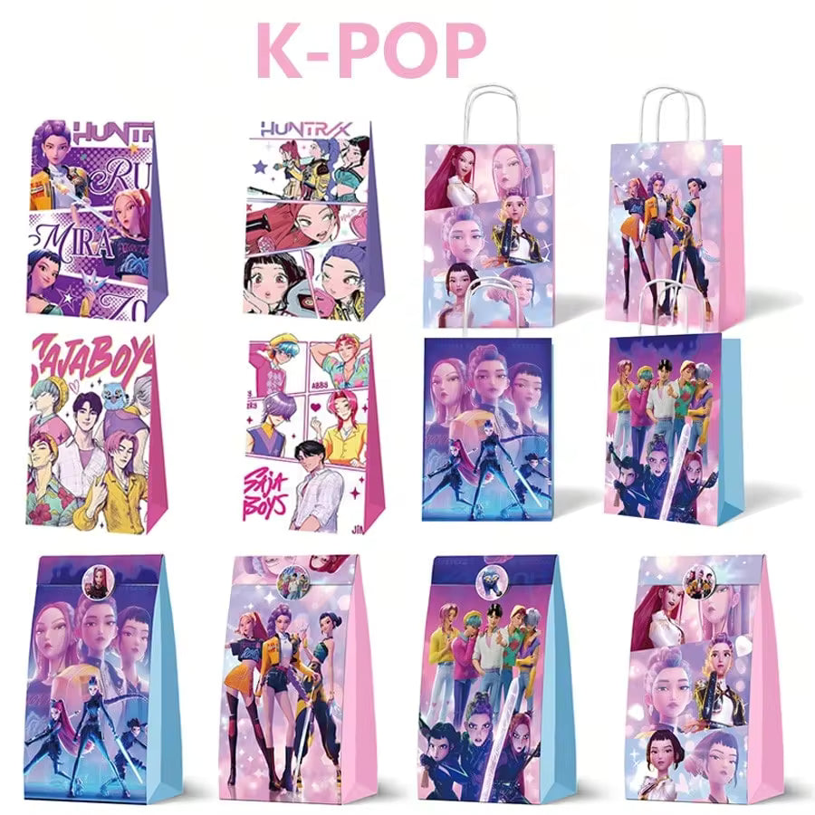 DOBBLE 12/36pcs Candy Boxes Birthday Party Supplies Portable Paper Box Packaging Fun Gift Game Anime Party Decor Organizer Christmas Gift Bags