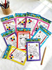 50pcs Watercolor Painting Set, Watercolor Paper, Coloring Pages, DIY Watercolor Painting & Doodle (Includes 1 Coloring Card, 1 Pen, 1 Four-Color Semi-Dry Paint)